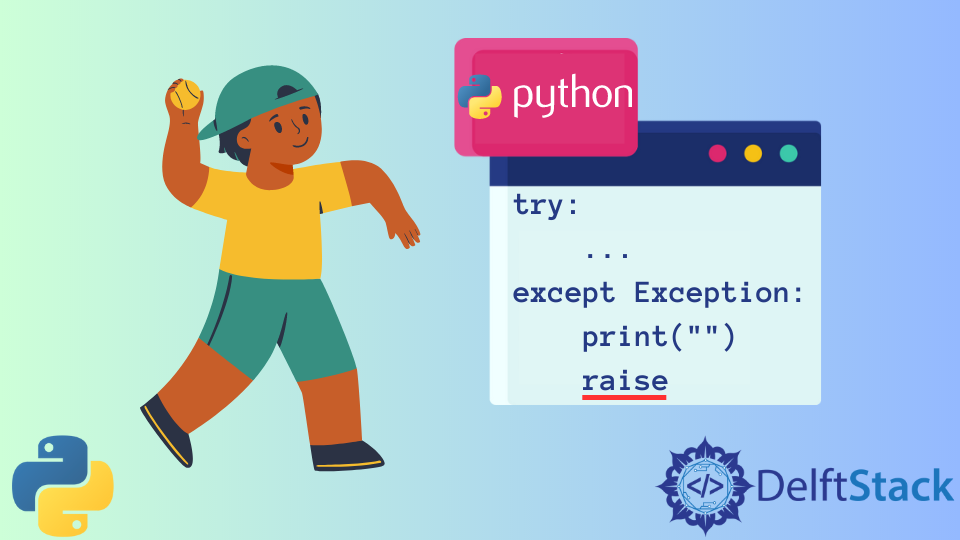 Rethrow Exception in Python Delft Stack